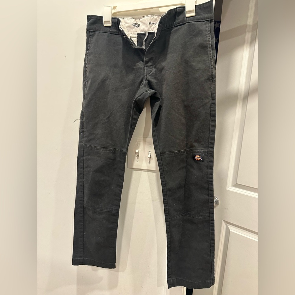 Dickies Charcoal Skinny Straight Pants